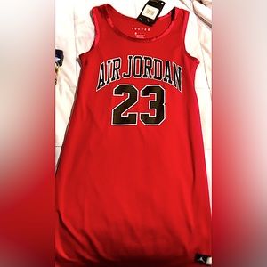 NWT Girls Jordan Jersey Dress Sz. M (10/12)